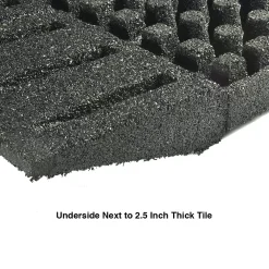 Reducer For DBTile And Max Playground Tile Black 2.5 X 48x8 Inch 21 Reducer For DBTile And Max Playground Tile Black 2.5 X 48x8 Inch -Greatmats Shop 25in rubber reducer side ang black.jpg