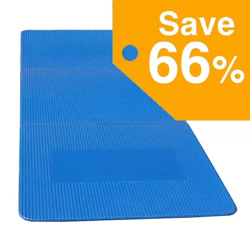 Portable Exercise Mat 20 X 52 Inches Blue 3 Portable Exercise Mat 20 X 52 Inches Blue