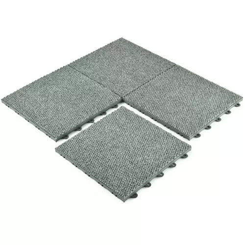 Carpet Tiles Modular Squares 3/4 Inch X 1x1 Ft. 4 Carpet Tiles Modular Squares 3/4 Inch X 1x1 Ft. - Image 2