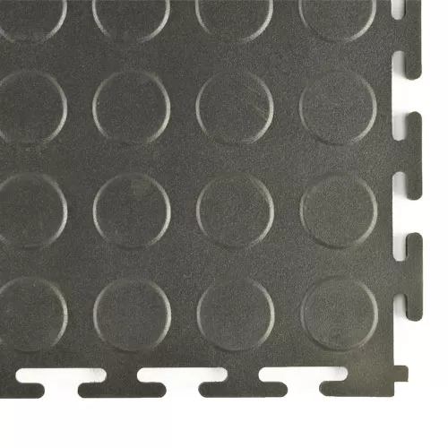 Coin Top Home Floor Tile Black Or Dark Gray 8 Tiles 4.5 Mm X 20.5x20.5 Inches 4 Coin Top Home Floor Tile Black Or Dark Gray 8 Tiles 4.5 Mm X 20.5x20.5 Inches - Image 2