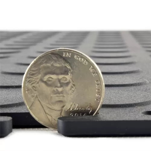 Coin Top Home Floor Tile Black Or Dark Gray 8 Tiles 4.5 Mm X 20.5x20.5 Inches 8 Coin Top Home Floor Tile Black Or Dark Gray 8 Tiles 4.5 Mm X 20.5x20.5 Inches - Image 6