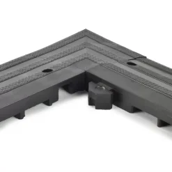 Comfort Matta Borders Black -Greatmats Shop comfort matta borders black corner close.jpg