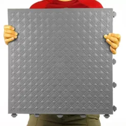 Comfort Matta 20x20 Inch Solid Colors -Greatmats Shop comfort matta solid gray one tile.jpg