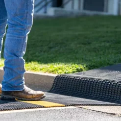 CrossLine Covid-19 Matting 2 X 80 Ft Roll -Greatmats Shop crossline curb distancing mat.jpg 1