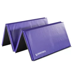 Folding Custom Gym Mat All Sizes -Greatmats Shop custom gym mats v2 8ft purple fold.jpg 3
