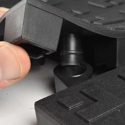 Wearwell ErgoDeck HD Solid Black 18 X 18 Inch Tile -Greatmats Shop ergodeck heavy duty solid peg and loop.jpg