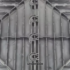 Flat Top Click Tile 5/8 Inch X 1x1 Ft. 23 Flat Top Click Tile 5/8 Inch X 1x1 Ft. -Greatmats Shop flat top click floor tile underside intrlk.jpg