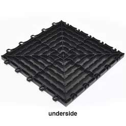 Flat Top Click Tile 5/8 Inch X 1x1 Ft. 22 Flat Top Click Tile 5/8 Inch X 1x1 Ft. -Greatmats Shop flat top click floor tile underside.jpg