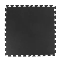 Geneva Rubber Tile Black 1/2 Inch X 3x3 Ft. -Greatmats Shop geneva black tile.jpg