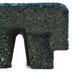 DBTile Gym Floor Tile Team Colors 2.5 Inch X 2x2 Ft. With Quad Blok 13 DBTile Gym Floor Tile Team Colors 2.5 Inch X 2x2 Ft. With Quad Blok -Greatmats Shop heavy drop gym tiles side.jpg 3