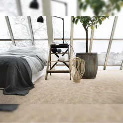 HomeStyle Stone Series Floor Tile 6 Tiles 5 Mm X 20.5x20.5 Inches -Greatmats Shop homestyle stone tiles bedroom install.jpg