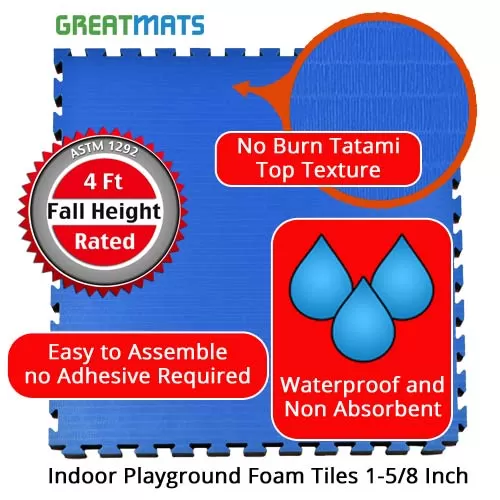 Indoor Playground Flooring Tiles 1-1/2 Inch X 1x1 Meter 14 Indoor Playground Flooring Tiles 1-1/2 Inch X 1x1 Meter - Image 12