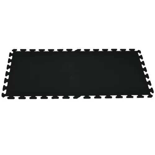 Interlocking Rubber Tile Gmats Black 3/8 Inch X 2x2 Ft. 5 Interlocking Rubber Tile Gmats Black 3/8 Inch X 2x2 Ft. - Image 3