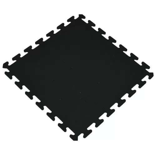Interlocking Rubber Tile Gmats Black 3/8 Inch X 2x2 Ft. 8 Interlocking Rubber Tile Gmats Black 3/8 Inch X 2x2 Ft. - Image 6