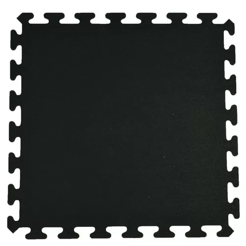 Interlocking Rubber Tile Gmats Black 3/8 Inch X 2x2 Ft. 3 Interlocking Rubber Tile Gmats Black 3/8 Inch X 2x2 Ft.