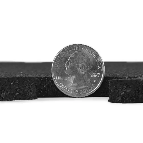 Interlocking Rubber Tile Gmats Black 3/8 Inch X 2x2 Ft. 6 Interlocking Rubber Tile Gmats Black 3/8 Inch X 2x2 Ft. - Image 4