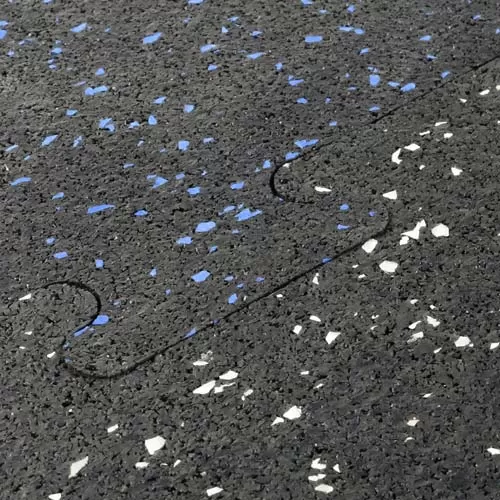 Interlocking Rubber Floor Tiles Color 8 Mm X 2x2 Ft. 6 Interlocking Rubber Floor Tiles Color 8 Mm X 2x2 Ft. - Image 4