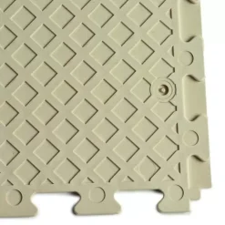 Leather PVC Floor Tile Colors 6 Tiles 5mm X 20x20 Inches -Greatmats Shop leather floor tiles backside corner.jpg