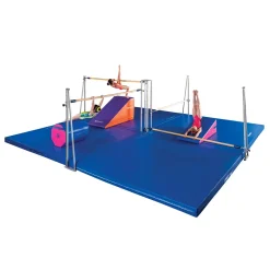 Gymnastics Competition Landing Mats All Sizes -Greatmats Shop mancino competition landing mat install.jpg 1