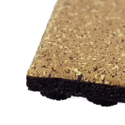 UltraTile Rubber Weight Floor Team Colors 1 Inch X 2x2 Ft. With Quad Blok -Greatmats Shop one inch rubber mats closeup.jpg