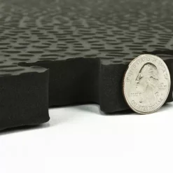 Gym Floor Workout Fitness Tile Pebble 3/4 Inch X 2x2 Ft. -Greatmats Shop pebble foam gym quarter.jpg