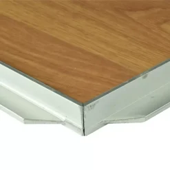 Portable Dance Floor Seamless Wood Grain Cam Lock 1/2 Inch X 3x4 Ft. -Greatmats Shop portable dance 3x3 seamless woodgrain corner male.jpg