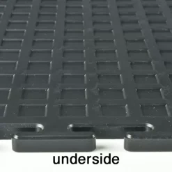 Smooth Top PVC Interlocking Black Ever 1/4 Inch X 20x20 Inches -Greatmats Shop pvc smooth ever blk bottom.jpg