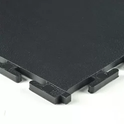 Smooth Top PVC Interlocking Black Ever 1/4 Inch X 20x20 Inches -Greatmats Shop pvc smooth ever blk crclup.jpg
