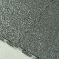 Smooth Top PVC Interlocking Grays Ever 1/4 Inch X 20x20 Inch -Greatmats Shop pvc smooth ever dark gray intlk.jpg
