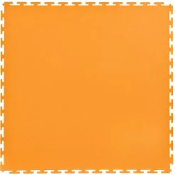 Smooth Top PVC Interlocking Color Ever 1/4 Inch X 20x20 Inch -Greatmats Shop pvc smooth ever orange full.jpg