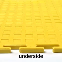 Smooth Top PVC Interlocking Color Ever 1/4 Inch X 20x20 Inch -Greatmats Shop pvc smooth ever yellow bottom.jpg