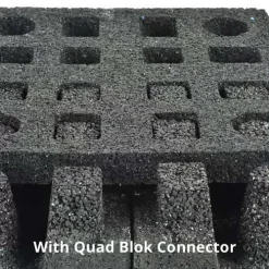 DBTile Gym Floor Tile Team Colors 2.5 Inch X 2x2 Ft. With Quad Blok 16 DBTile Gym Floor Tile Team Colors 2.5 Inch X 2x2 Ft. With Quad Blok -Greatmats Shop quad blok 25 joined back angle.jpg 3