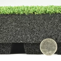 RageTurf DBTile 2.5 Inch X 24x24 Inches With Quad Blok 13 RageTurf DBTile 2.5 Inch X 24x24 Inches With Quad Blok -Greatmats Shop rageturf db thk side.jpg