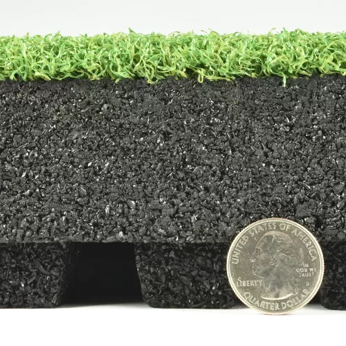 RageTurf DBTile 2.5 Inch X 24x24 Inches With Quad Blok 5 RageTurf DBTile 2.5 Inch X 24x24 Inches With Quad Blok - Image 3
