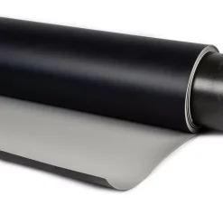 Greatmats Reversible Dance Roll Custom Black/Gray Per LF -Greatmats Shop reversible full roll blk gry on roll.jpg