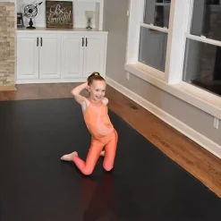 Rosco Adagio Marley Dance Floor Black 5.25 Ft. X 8 Ft. -Greatmats Shop rosco adagio scarlett manzel knees 500.jpg 1