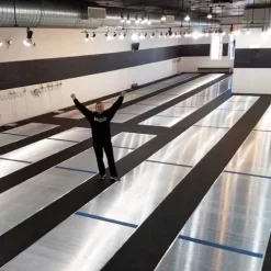 Rubber Flooring Roll Geneva 1/2 Inch Black Per SF -Greatmats Shop rubber flooring rolls 12 black geneva customer.jpg