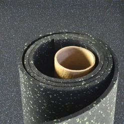 Rubber Flooring Roll Geneva 3/8 Inch 10% Color Per SF -Greatmats Shop rubber flooring rolls 38 green blue up down.jpg