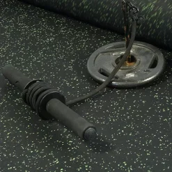 Rubber Flooring Rolls Geneva 1/4 Inch 10% Color Per SF 12 Rubber Flooring Rolls Geneva 1/4 Inch 10% Color Per SF -Greatmats Shop rubber flooring rolls green rope weight.jpg