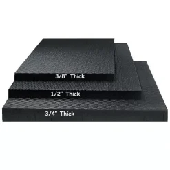 Fitness Rubber Mat Trued Black 18 Mm X 47x71 Inches -Greatmats Shop rubber mats 4x6.jpg