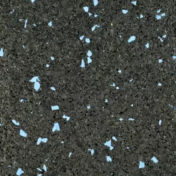 Rubber Tile Interlocks With Borders 10% Color 1/4 Inch X 25x25 Inches Pacific