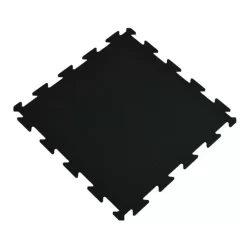 Rubber Tile Interlocks With Borders Black 8mm X 25x25 Inches Pacific -Greatmats Shop rubber tile interlocks black full ang.jpg