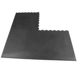 ShokLok Interlocking Rubber Tile Black 3/4 Inch X 2x2 Ft. -Greatmats Shop rubberlock2x2 bevel.jpg