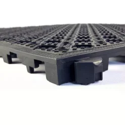Safety Matta Perforated Black 17 Safety Matta Perforated Black -Greatmats Shop safety matta perforated black corner.jpg