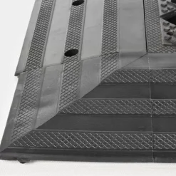 Safety Matta Perforated Black 22 Safety Matta Perforated Black -Greatmats Shop safety matta perforated black ramp corner.jpg