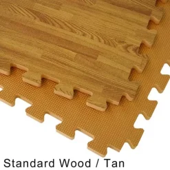 Wood Grain Reversible Interlocking Foam Tiles Trade Show 10x20 Ft. Kit -Greatmats Shop standard.jpg 1