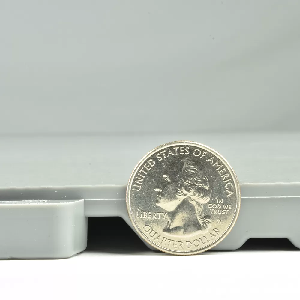 StayLock Tile Orange Peel Gray 9/16 Inch X 1x1 Ft. 6 StayLock Tile Orange Peel Gray 9/16 Inch X 1x1 Ft. - Image 4