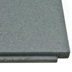 Sterling Athletic Rubber Tile Gray 1.25 Inch X 2x2 Ft. -Greatmats Shop sterling athletic rubber 1.25 close edge.jpg