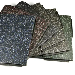 Sterling Athletic Rubber Tile 35% Premium Colors 1.25 Inch X 2x2 Ft.