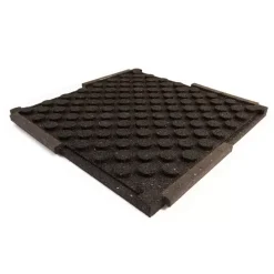 Sterling Athletic Rubber Tile Black 1.25 Inch X 2x2 Ft. -Greatmats Shop sterling athletic tile 125 inch bottom.jpg 1
